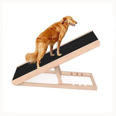 China Hot Selling Durable Travel Bed Ramp For Dogs And Cats Pet Ramp For Car Dog Foldable Ramp For Bed for sale