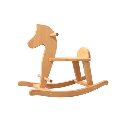 China Ride On Playground Toy New Arrival Kids Toy Spring Baby Wooden Outdoor Plush Chair Playground Ride On Kid's Rocking Horse for sale