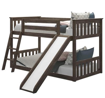 China Eco-friendly Made In China Wood Kids Bunk Bed Kids Bed With Slide For Kids Bedroom for sale