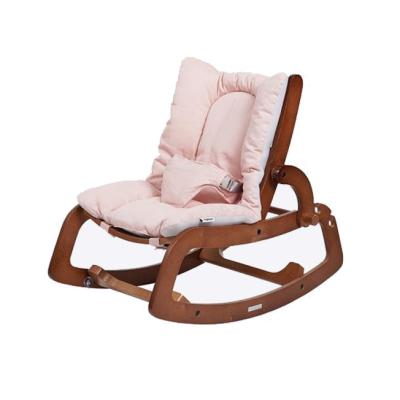 China Drop-shipping 1pc Solid Wooden Baby Swing Baby Bouncer Baby Rocking Chair Baby Chairs for sale