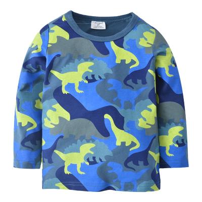 China HC Anti - Shrink Round Neck Printed Color Boy 's Long Sleeve T - Shirt Kid Clothes for sale