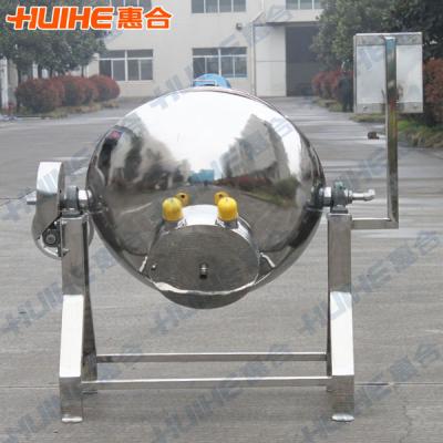 China Dairy Plant 500 Liters Tilting Electric Heating Jacketed Kettle Boiler for sale