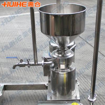 China Dairy Factory Colloid Mill High Output Stainless Steel Almond Butter Cyclic Grinding Colloid Mill for sale