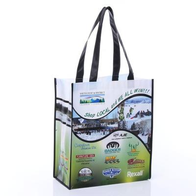 China Eco Friendly Custom Printing Handled Laminated Nonwoven Polypropylene PP Shopping Bag Non Woven Bag for sale