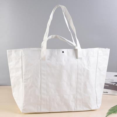 China Promotional Custom Handled Printed Logo Eco Friendly Tote Recyclable Large Extra Large PP Woven Laminated PP Woven Shopping Bag for sale