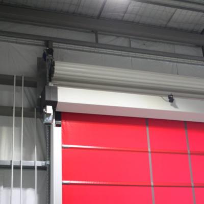 Cina Sicurezza Prima Alta Velocità PVC Rollo Up Rapid Shutter Door 304 Materiale in acciaio inossidabile Rapid Zipper Porta a rulli ad alta velocità in vendita