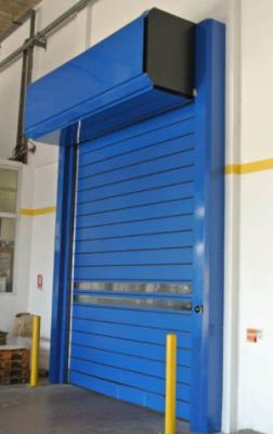 China Powder Coated Insulated Sectional Overhead Door With 50-80mm Polyurethane Foam Insulation for sale