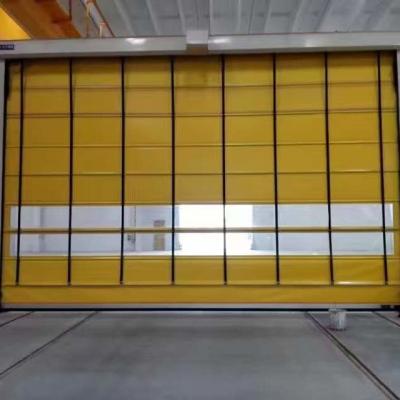 China Automatic Pvc Fabric 2m/S Stacking Rapid Roller Doors for sale