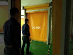 Overhead PVC Zipper Door Automatic Shutter High Speed Insulated