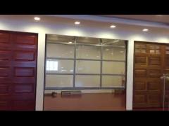 transparent Aluminum Sectional Door