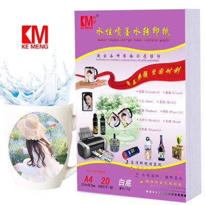 China Waterslide Paper New Design Dark Laser Water Transfer Paper For Wood Glass for sale