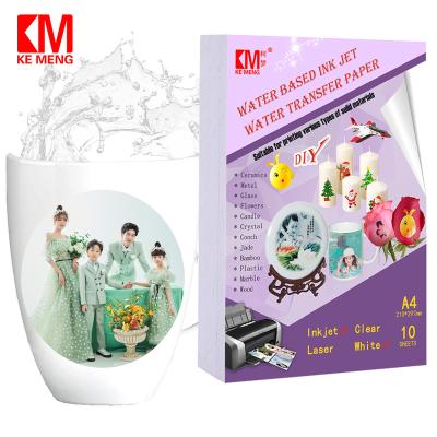 China A4 Mug Inkjet Water Slide Decal Inkjet A3 Paper Dark Heat Transfer Papers for sale