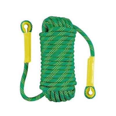 China Hot Sale Outdoor 10mm/12mm/14mm Outdoor Static Safety Rope Rock Climbing Rope for sale