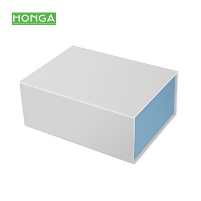 China Recycled Materials Wholesale Gift Box Luxury Foldable Rigid Paper Custom Printing Elegant Magnetic Cardboard Gift Box for sale