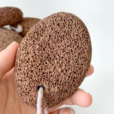 China EXFOLIATE china wholesale manufacturer lava shower foot brush cleaner black pumice cleaning for feet hard skin for sale