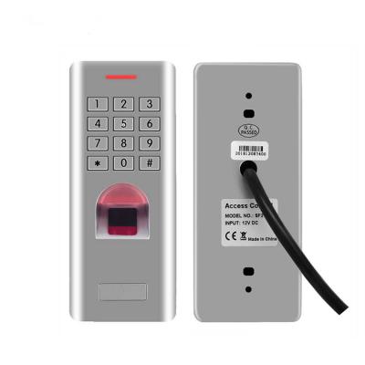 China 3000 users contact Wiegand Output Zinc Alloy Fingerprint and PIN Access Control Panel up to 3000 users capacity door with IP66 waterproof for sale