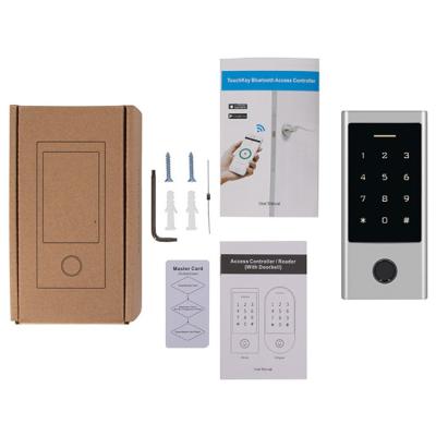 China 1000 users 1000 users outdoor use IP66 waterproof Password/RFID/Fingerprint and BLE network access control system with Tuya APP management for sale