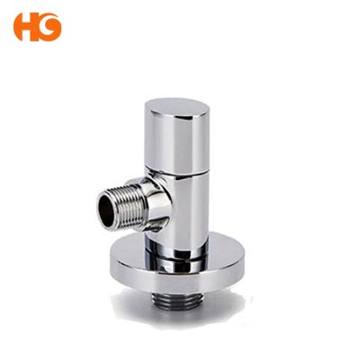 China Factory General Manufacturer Hot Sale Chrome-Plated Brass Angle Valve With Zinc Alloy Handle For Water Faucet From Yuhuan China for sale