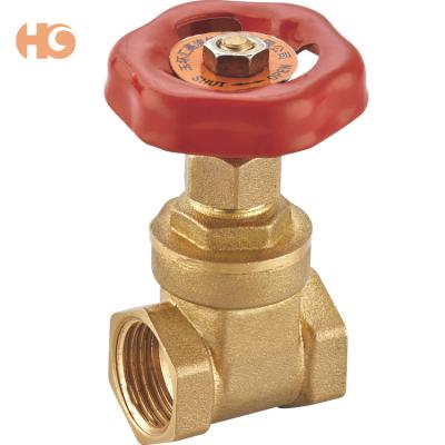 China General brass gate valve with iron handlewheel from Taizhou Yuhuan for sale