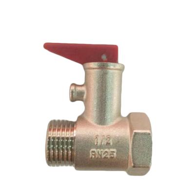 China General high quality hot selling 1/2 inch pass valve chrome plated brass safety valve from Yuhuan Taizhou for sale