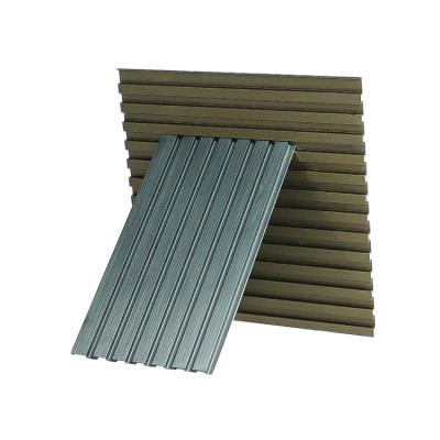 China Custom Good Quality Corrugated Aluminum Sheet Wave Wall Background Decorative Wall for sale