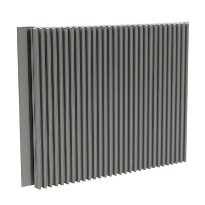 China Wall Extrusion CNC Great Wall Plate Aluminum Wood Grill Curtain Wall Wave Finish Panel for sale