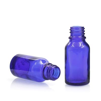 Cina bottiglia blu di vetro dell'olio essenziale di colore 10ml con il cappuccio di gomma del contagoccia in vendita