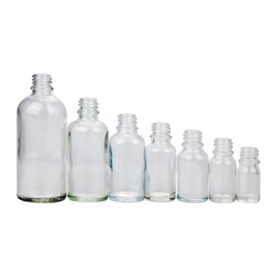 China Botellas de vidrio del aceite esencial del claro 5ml 10ml 20ml del SGS en venta