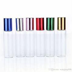 Cina bottiglia trasparente di 30ml Amber Black Blue Glass Dropper per olio essenziale in vendita