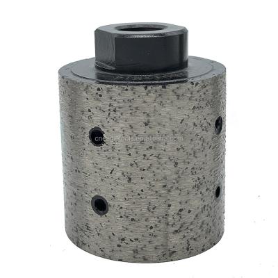 China Crawnedeagle 50mm Continuous Rim Diamond Drum Wheel Zero Tolerance Granite Wheel for Sink Hole Grinding for sale