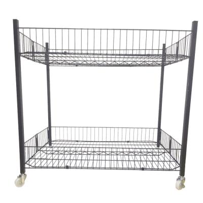 China Metal Serving Stainless Steel Promotional Portability Storage Food Cleaning Trolley for sale