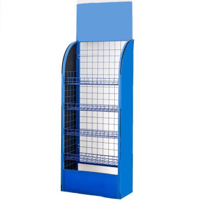 China Suitable for outdoor supermarket promotion pharmacy shelves adjustable metal locker metal storage rack for sale