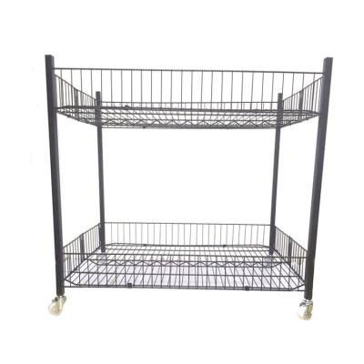 China Single Sided Supermarket Shelf Clearance Promotion Float Folding Sales Car Supermarket Display Stand for sale