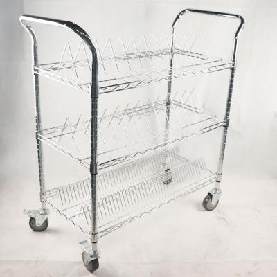 China Suitable for drty quicky out high capacity wire stainless steel dish storage rack for dishwasher for sale