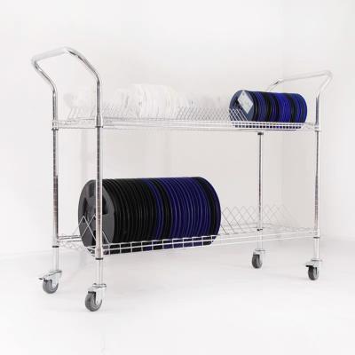 China Suitable for Outdoor Metal Kitchen Pull Out Wire Powder Coating Drawer Dish Drying Basket Rack for sale