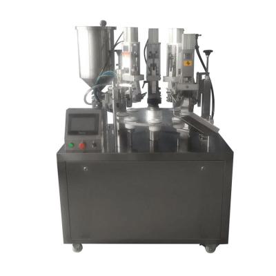 China Semi Automatic Aluminum 5 Ml Food Tube Filling And Sealing Machine for sale