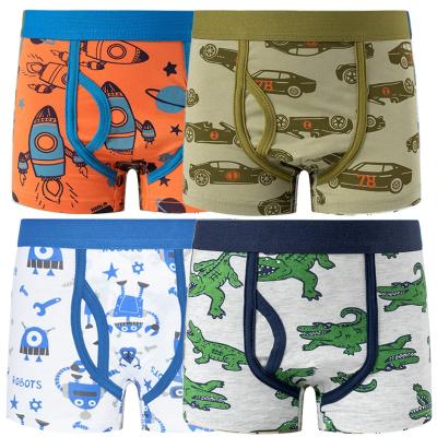 China Boys Viable Underwear Cartoon Cotton Soft Animal Underwear Belt Kids Shorts Boxer Briefs for sale