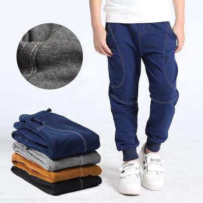 China Plus Size Boys Tall Trotter Pants 13 Year Old Cotton Sweatpants Tween Clothing Kids Clothes Casual Pants for sale