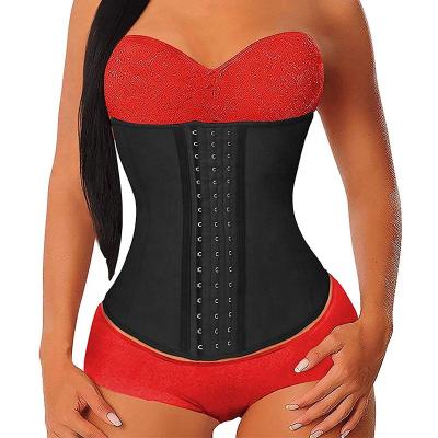 China Steel Boned Bodybuilding Waist Trainer Hourglass 9 Cincher Adults Latex Sports Corsets Underbust Waist Trimmers Fitness Accessories for sale