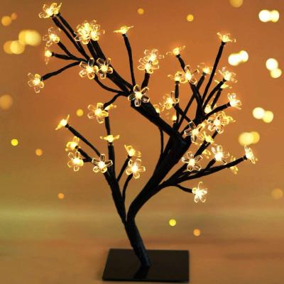 China Work Regular On/Flash/Timer Desktop Always On Bonsai Christmas Light Holiday Lighting Diwali Decoration Christmas Tree Led Lights for sale