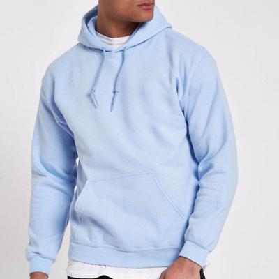 China Anti-pilling Streetwear Light Blue Sweatshirt Hip Hop Men Sweatshirt Pullover Fleece Hoodies for sale