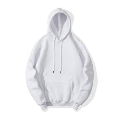 China Anti-pilling OEM Men Hoodies Hip Hop Streetwear Casual Hoodies Sweatshirts Solid Fleece Thick Warm rib cuff hoodies for sale