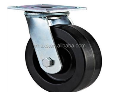 China Rigid Heavy Duty 150X50MM Phenolic Swivel Caster Steel Wheel for sale