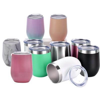 China Viable Wholesale Bulk Wine Stainless Steel Tumbler Vacuum Stainless Steel Coffee Vacuum Insulated Egg Cups for sale