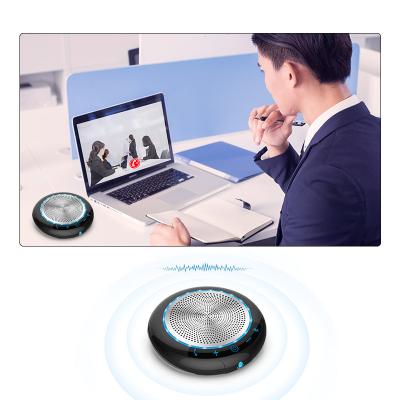 China Wireless Smart Business Conference 360 ​​Degree Omnidirectional Microphone USB Speakerphone Video Conference Microphone for sale