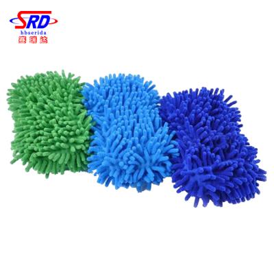 China Multi Purpose Use Discount Microfiber Car Wash Sponge Coral Fleece Car Sponge Block for sale