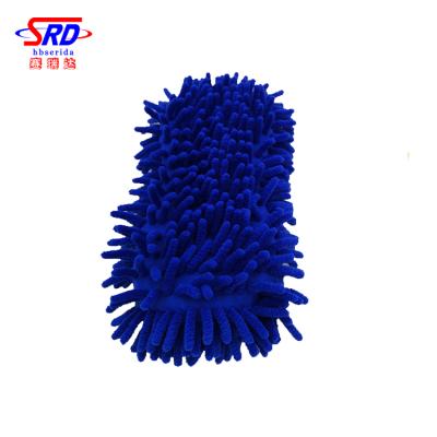 China Multi Purpose Use Hot Sale Car Wash Gloves Cleaning Sponge Chenille Accessories Auto Car Body Windshield Window Cleaning Tools for sale