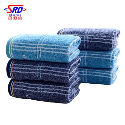 China 16s Cotton Embroidery Towel Hypoallergenic Luxury Face Cloth Hand Towel Bath Towel Home Wedding Used Set for sale