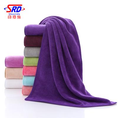 China Child safe micro face towels of 80% polyester fiber and 20% polyamide in towel cloth size for sale