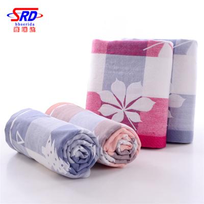 China 2020 Multicolor Muslin Baby Towel 6 Layer 28x28cm High Quality Child Safe New Products 100% Gauze Cotton Bath Towel for sale